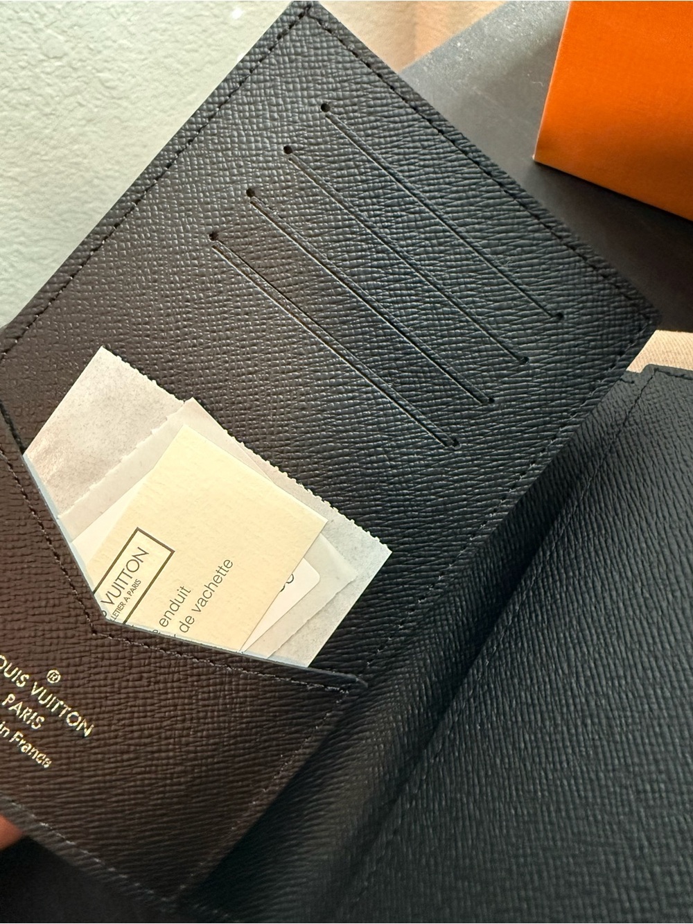 Louis Vuitton Monogram Eclipse Passport Holder - Picture 10 of 10